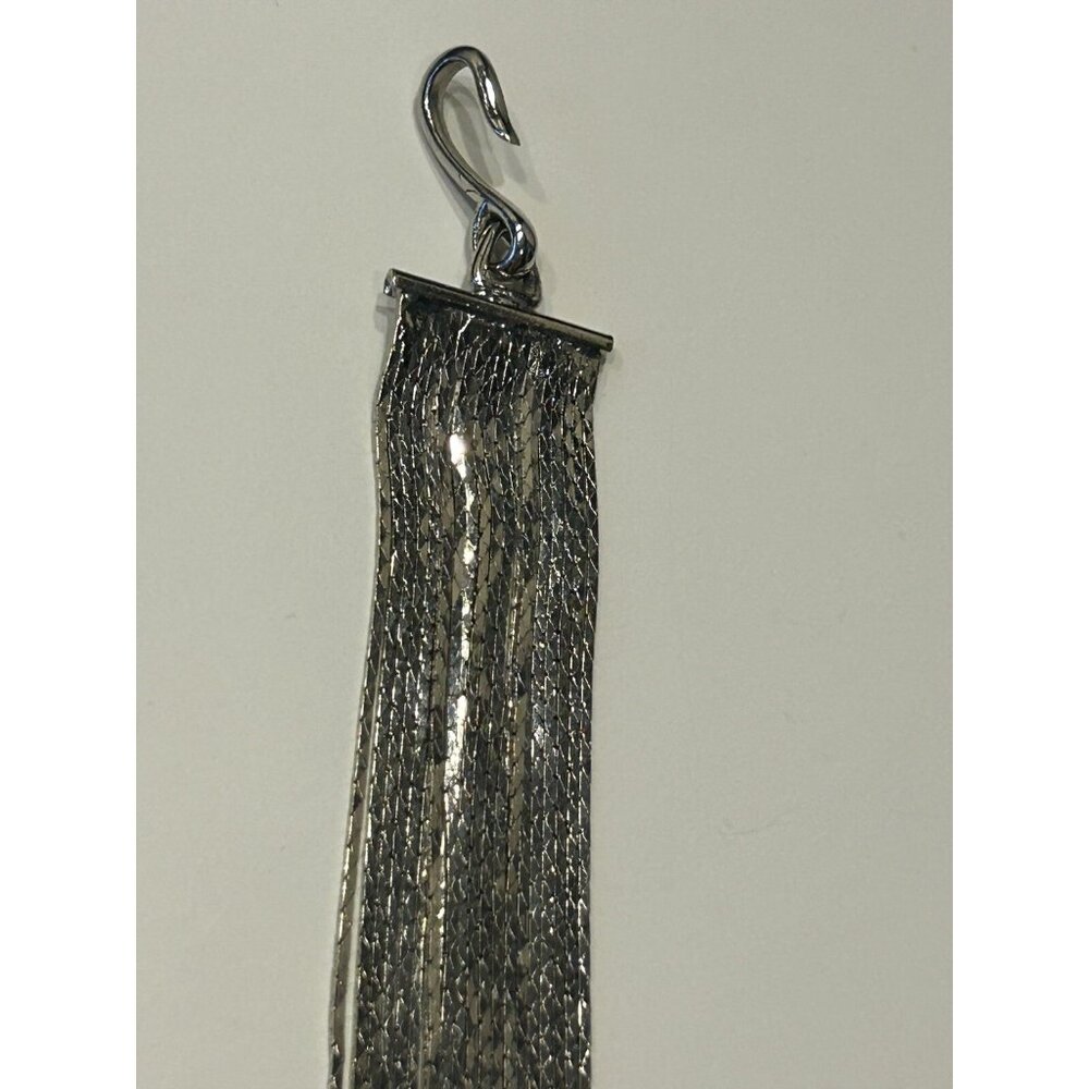Silver-tone Metal Waist BELT Party Cocktail Dress Disco Nightlife Fancy Shiny - Picture 6 of 9
